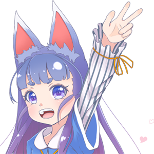 【紺狐の立ち絵】